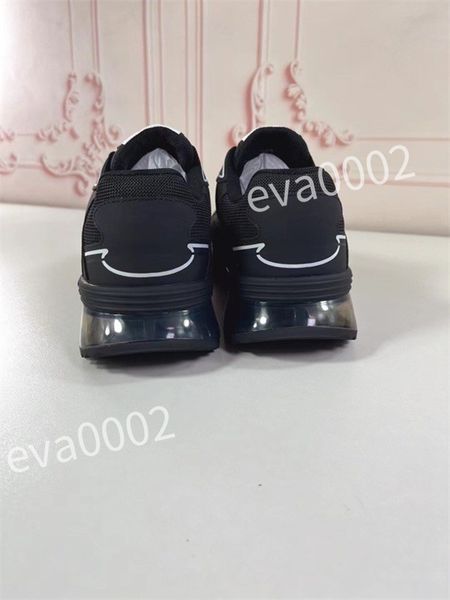 

2023 new luxury mens youth fashion shoes men's training shoes casual shoes women's travel leather sports shoes, Black