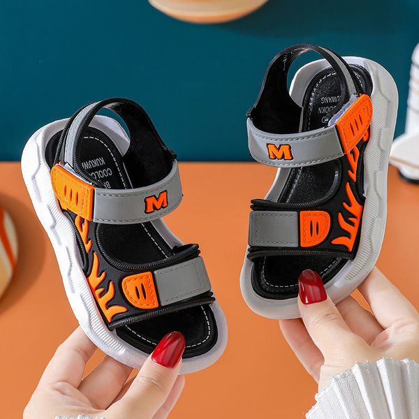 

sandals summer boys shoes 112 years old baby children's sandals children's nonslip sandals children soft bottom beach shoes 230522, Black;red