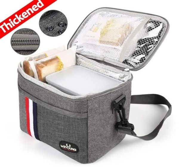 

fashion insulated thermal cooler lunch box food bag for work picnic bolsa termica loncheras para mujer school students 2202223901141