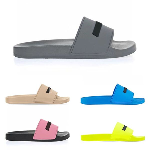

2023 fashion pool slide slipper sliders paris slides sandals bb slippers for men women designer beach flip flops size 35-44 b5, White;red