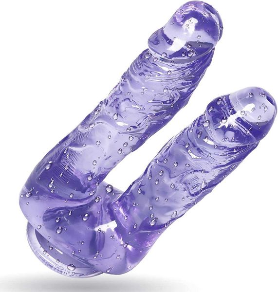 

factory outlet inch double ended realistic thrusting toy women dildo for clitoral g-spot anal stimulation with strong suction cup.