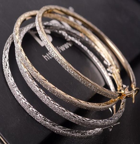 

in europe and the contracted wind restoring ancient ways of ear ring big frosted earrings5678699, Golden;silver