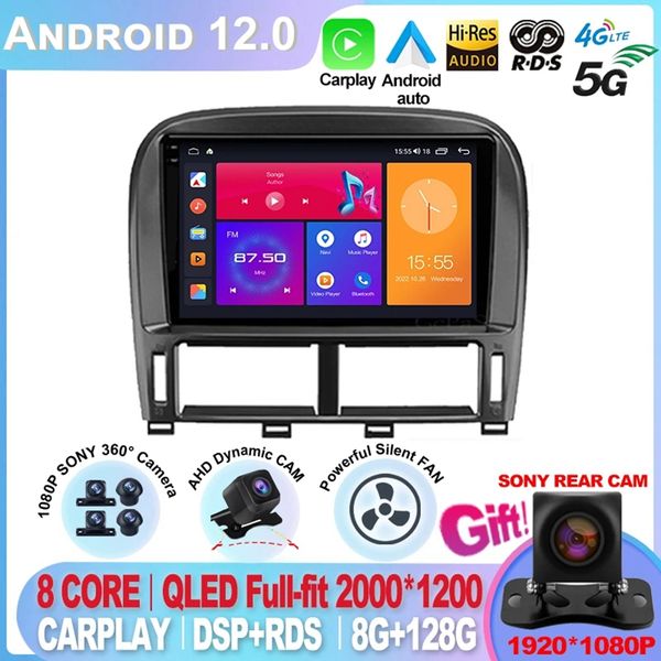 

for lexus-ls430 xf30 ls 430 2000-2006 for toyota celsior xf30 2000-2006 android 12 car radio multimedia video player navigation-2