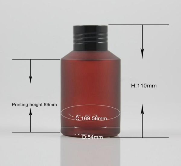 

new style 125ml round glass essential oil bottle in red frosted empty glass oil bottle dispenser packaging for serum or lotion1633620