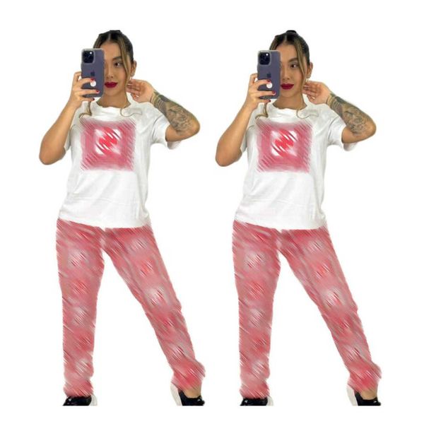 

2023 women's tracksuits streetwear 2 two piece set outfits skinny pants patchwork denim matching set sportwear woman, Gray