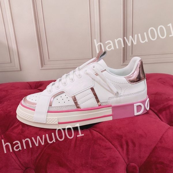 

2023 luxury quality casual shoes designer men shoes leather lace up men fashion platform sneakers white black mens womens