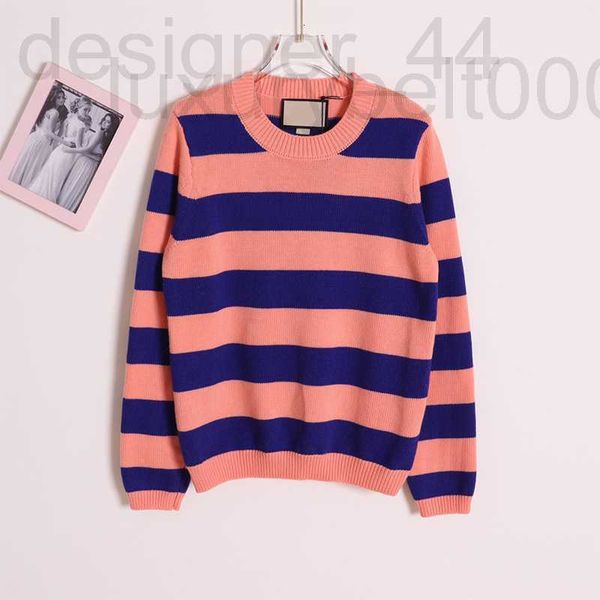 

women's sweaters luxuriouswomen's designer new round neck slouchy style loose stripe wool pullosweater pink age reducing d2ta ozq5, White;black
