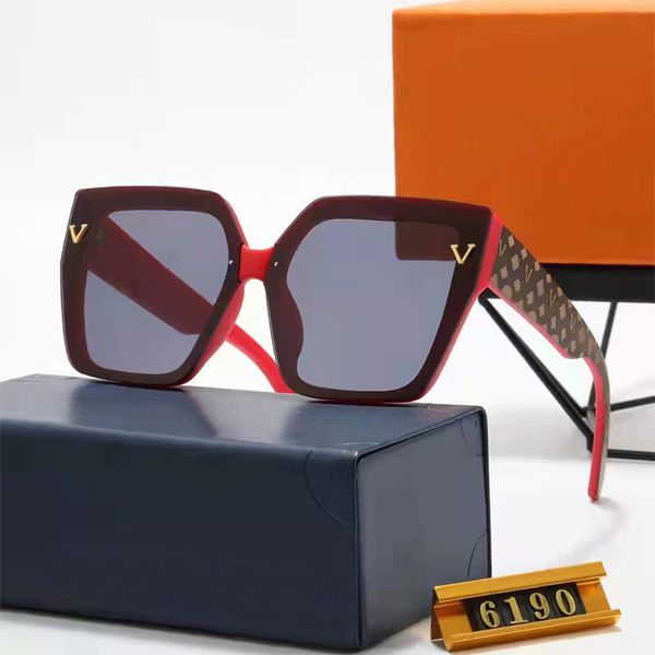 

beach womans sunglasses luxury vintage men sun glasses net red same glasses brand men designer eyeglass gradient women spectacles 6190 sun g, White;black