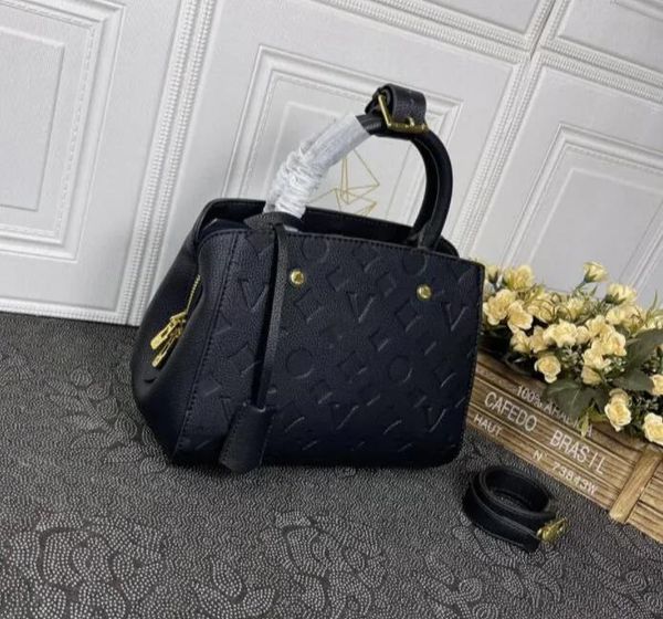 

fashion designer totes luxury handbags womens empreinte bb shoulder bags quality leather shopping bag flower letter crossbody ladies origin