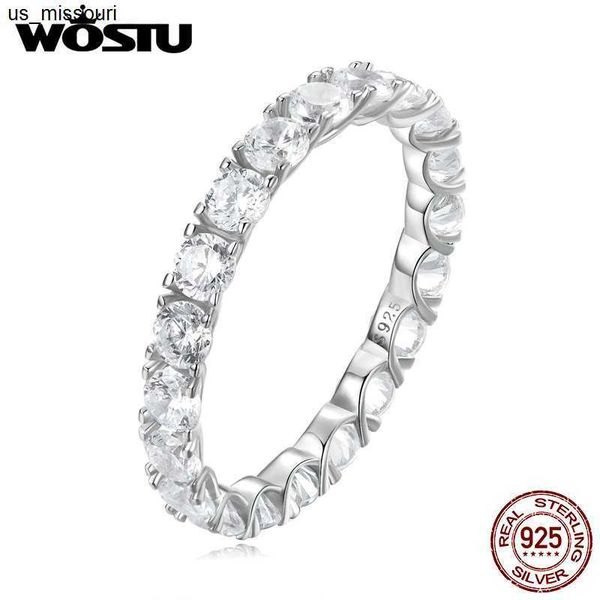 

band rings wostu 925 sterling silver full stone wedding rings diamond cut shiny aaa zircon ring for women luxury fine jewelry bridal gift j2