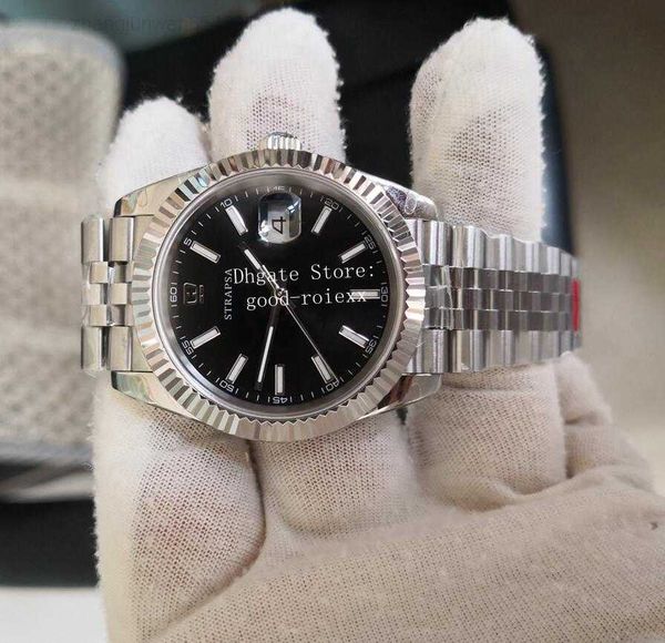 

automatic mens bp 2813 movement watch men watches jubilee bracelet mechanical blue gray sapphire crystal business luminous 126334 date bbf w, Slivery;black