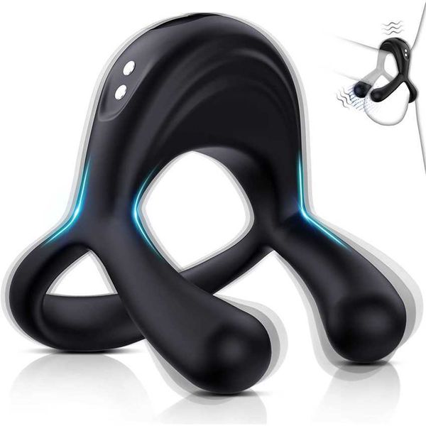 

factory outlet luzine vibration upgraded silicone elastic ring vibrations and rabbit ears rechargeable men's toys pleasure for couples