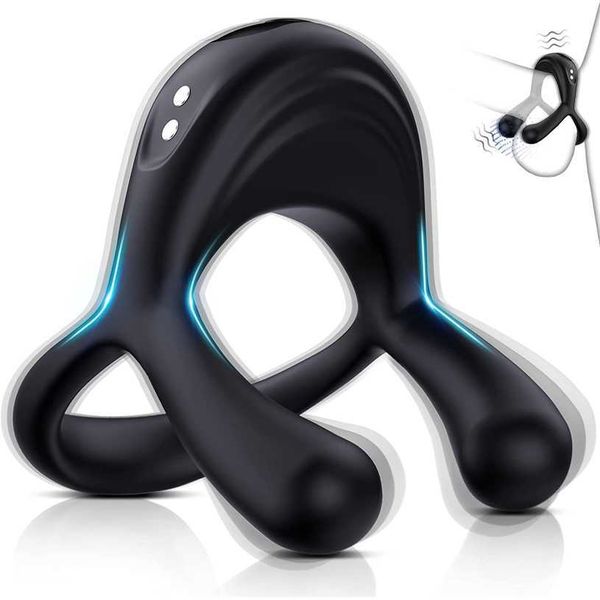 

factory outlet luzine vibration upgraded silicone elastic ring vibrations and rabbit ears rechargeable men's toys pleasure for couples