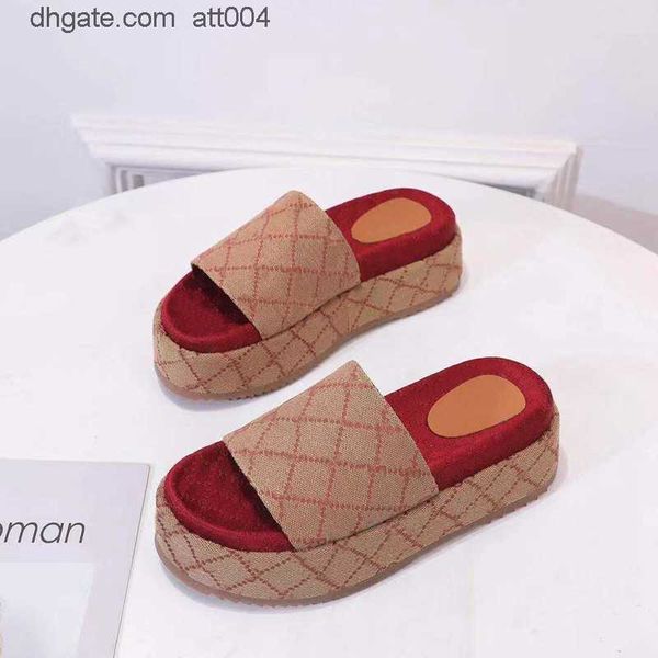 

womens fashion slippers coated-canvas platform sandals with chunky self-covered platform height 60 mm size euro 35-42''gg'&#0, Black