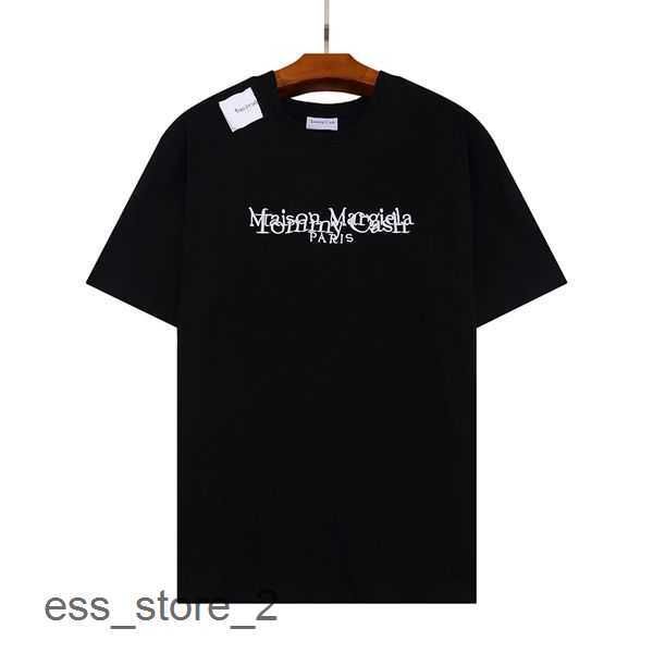 

men's t-shirts maison summer fashion margiela mens womens designers long sleeve luxurys letter cotton tshirts clothing polos short clo, White;black