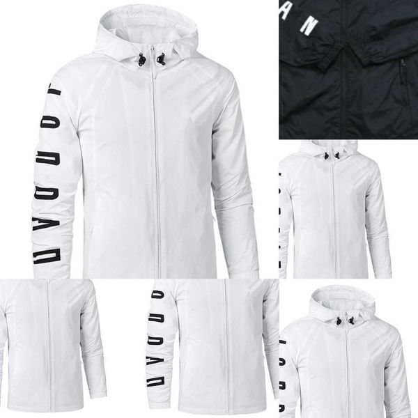 

fashion-designer mens windbreaker brand thin jacket active running men's jackets sports wear outer coats s9l2, Black;brown