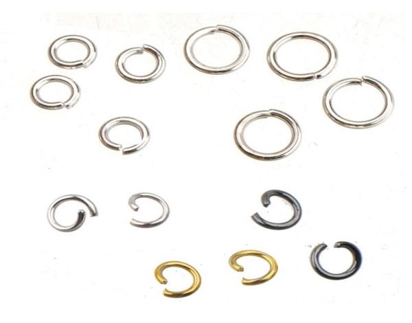 

sterling silver plated jump rings diy iron metal open round 1mm thickness new fashion wholes jewelry findings opened easy make4571478