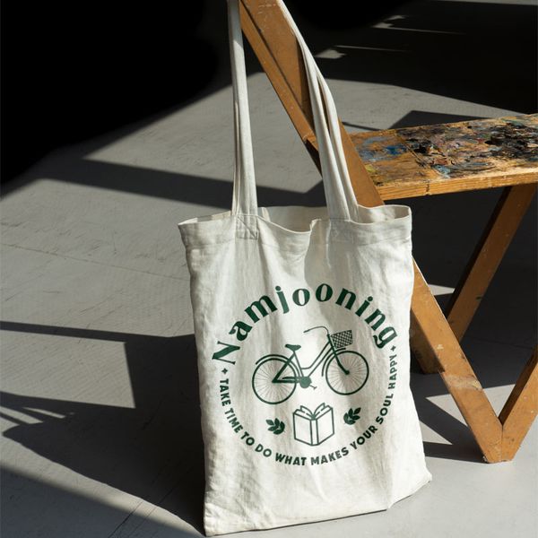 

bags totes life goes on pattern stylish canvas tote bag kpop pouch bts shoulder bag lightweight handbag versatile shoppping