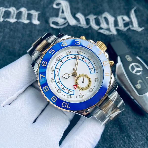 

2023 u1 watch mens automatic mechanical ceramics watches stainless steel gliding clasp swim wristwatches sapphire super luminous, Slivery;golden