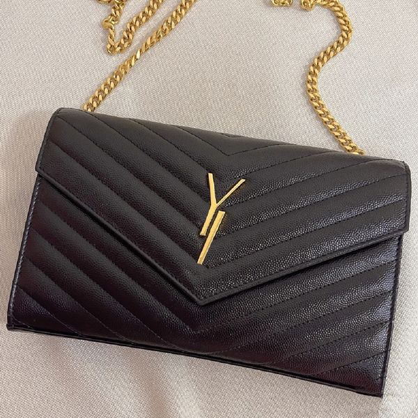 

designer bags handbag tote bag women cross body y-shaped designer envelope messenger bag black calfskin classic diagonal stripes quilted cha