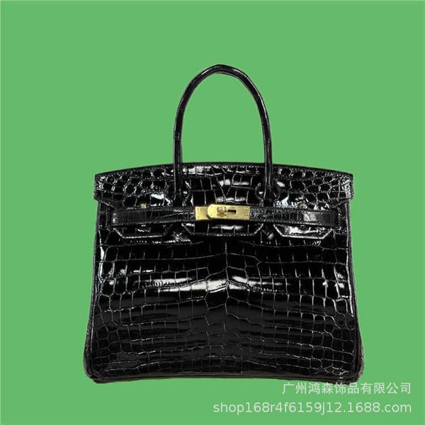 

birkins handbags 30 high gloss nile crocodile skin women's bag fashion trend women's handbag ayw