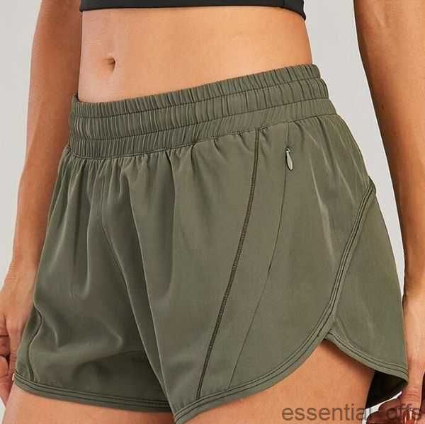 

lulus brand womens yoga outfits high waist shorts exercise short pants fiess wear girls running elastic pants sports wear supermesss, White;black