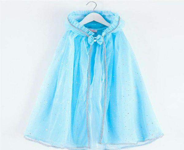 

6 color cloak costume halloween children039s day cape shawl clothing girl princess cosplay costume kid cartoon capes princess p3978662, Red;brown