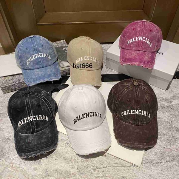 

women's denim material summer designer ball caps couple holiday travel letter print washable old style casquette, Blue;gray