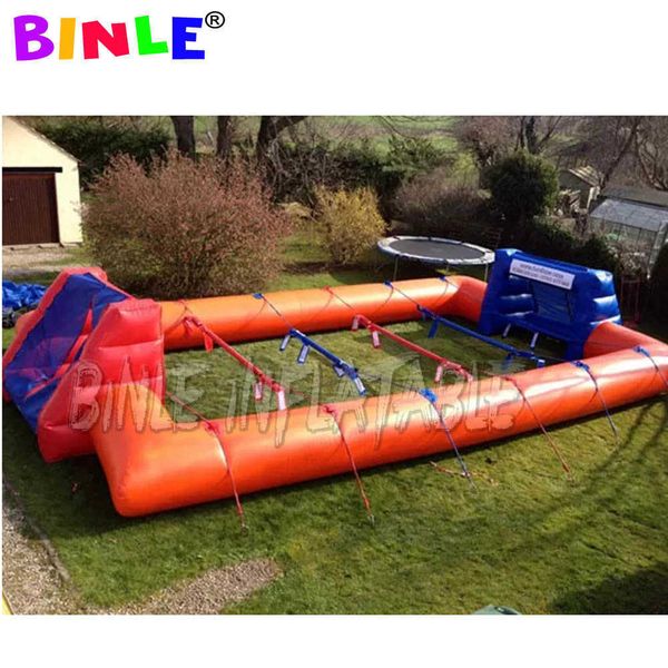 

new leap portable inflatable human foosball/ inflatable table football court/soccer pitch outdoor sports game for sale