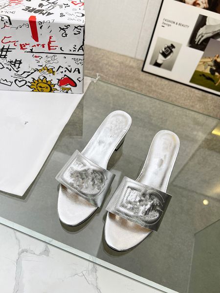 

2023 designer slippers for men women slides floral brocade flats gear bottom tiger snaker ace bee flop flip scuffs casual fashion beach 0516, Black