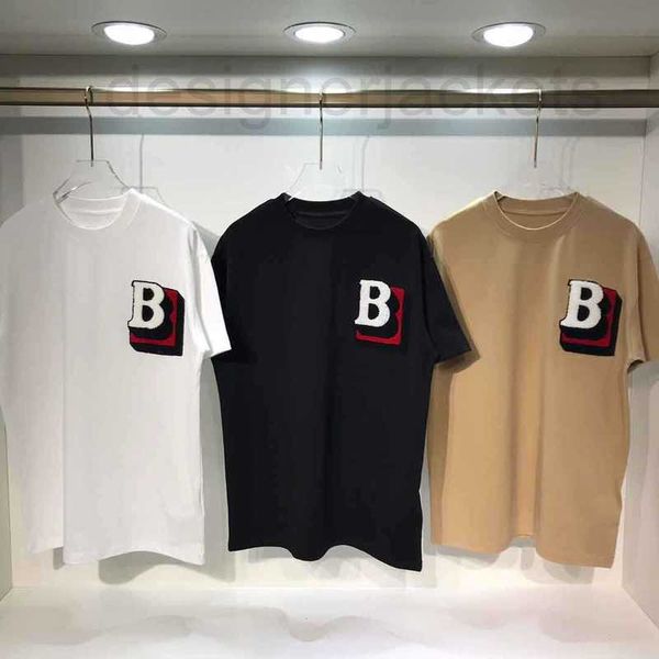 

men's plus tees & polos designer spring and summer new high grade cotton printing short sleeve round neck panel t-shirt size: m-l-xl-xx, Black;brown