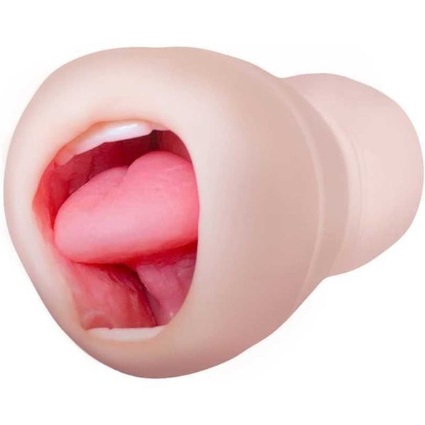 

factory outlet tracy's dog device deep throat blow job stroker realistic mouth with teeth and tongue closed pocket companion toy male