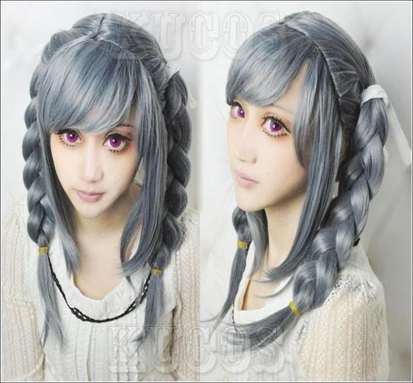 

danganronpa danganronpa peko pekoyama beautiful hair fashion cosplay party wig 5781379, Black