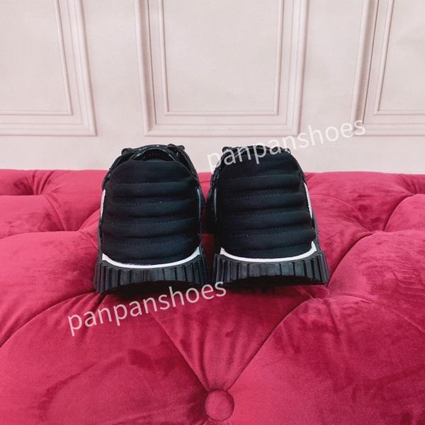 

2023 luxury designer casual shoes platform shoes fashion men's rubber sole canvas shoes sneakers women sneakers everything match, Black