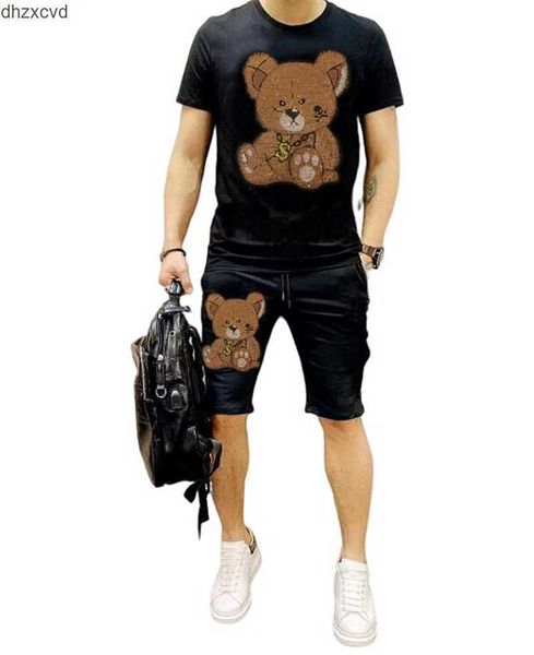 

men's summer suits drill tracksuits men brand designer hip hop 6qux, Gray