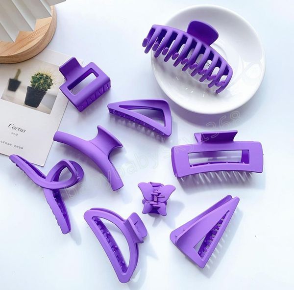 

sweet purple hair clip temperament lovely back of the head clmaps women simple hair accessories headwear3539275, Slivery;white