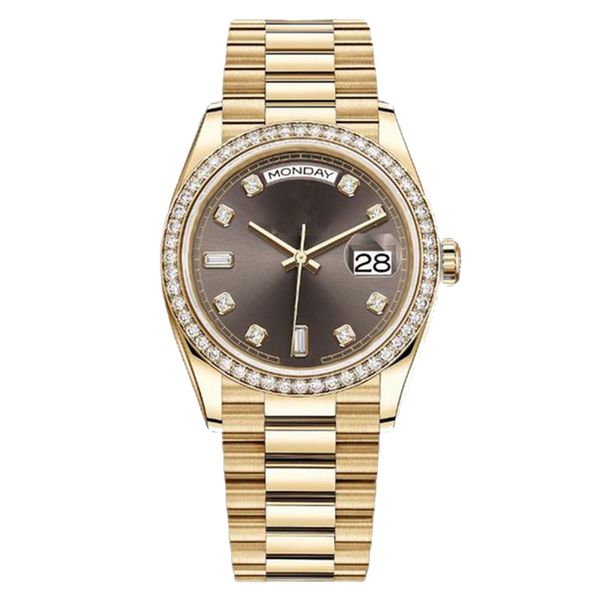 

designer diamond men watch women watches sapphire with mechanical 41mm 904l stainless steel roman numerals dial waterproof perpetual luminou, Slivery;brown