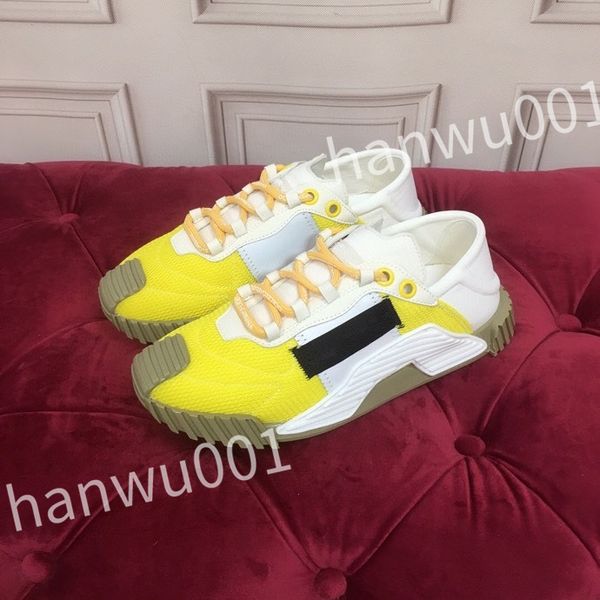 

2023 new luxury fashion casuals shoes men running sneaker classic leather designer women casual fitness sports shoes, Black