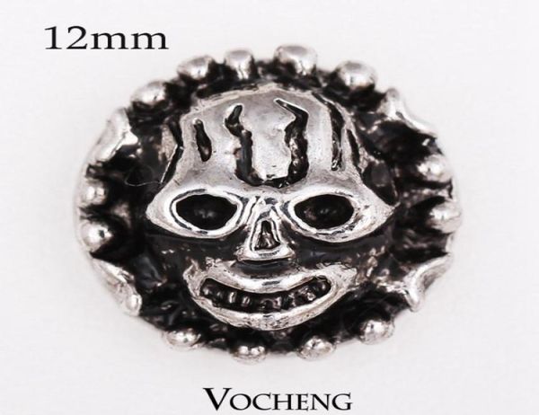 

vocheng noosa small 12mm snap interchangeable jewelry skull metal snap button ginger snap jewelry vn4776278579