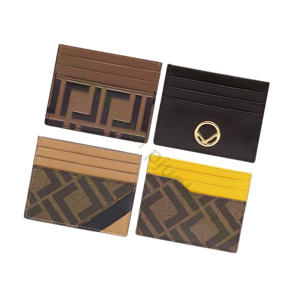

quality genuine leather purse card holder hangbags luxurys designer single wallet men women's holders coin mini wallets key pocket inte, Red;blue