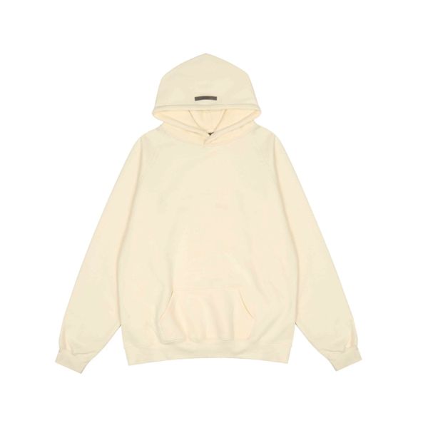 

ess hoodie men hoodies women mens hoodie designer luxury hoodie long sleeve double-track streetwear tide brand back glue round neck sweaters, Black