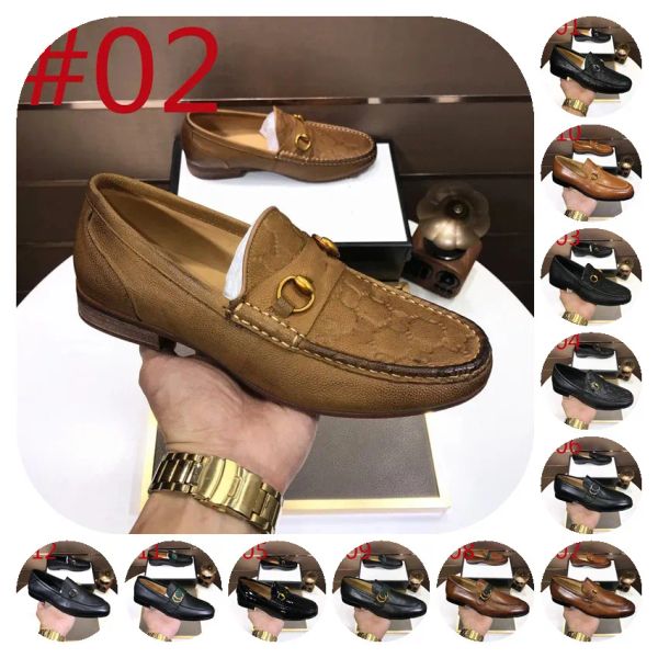 

16model men designers loafers shoes classic office wedding original luxury dress shoes summer flats brown black moccasins walk drivi pij