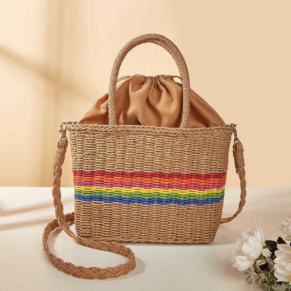 

summer woven bag fashion straw bag simple handbag crossbody female bags 0522