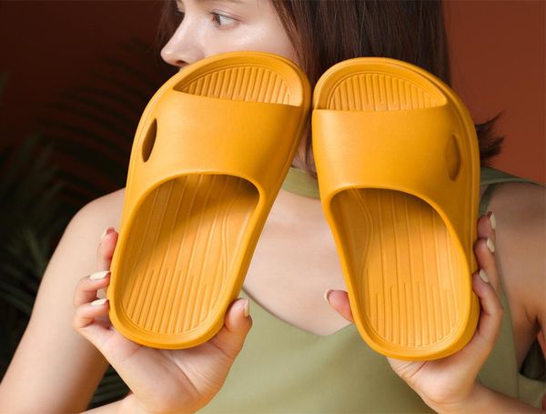 

couple slippers home comfortable fashionable sandals indoor soft slippers nonslip thicksoled eva7794875, Black