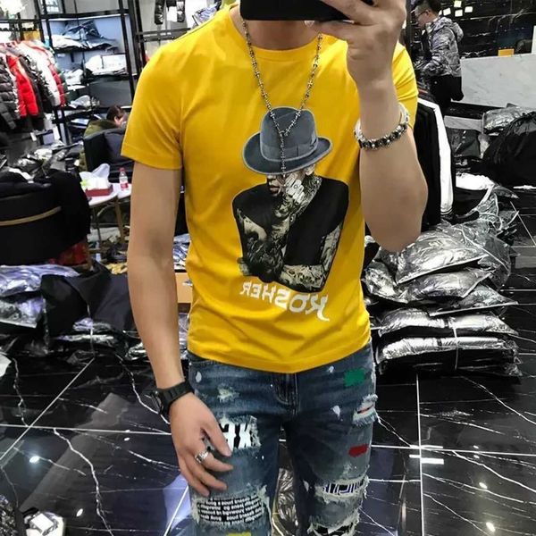 

2023 luxury designer men t shirt short sleeve tess casual fashion wholesale shirts for stylish in bulk men's o-neck t-shirts trends tsh, White;black