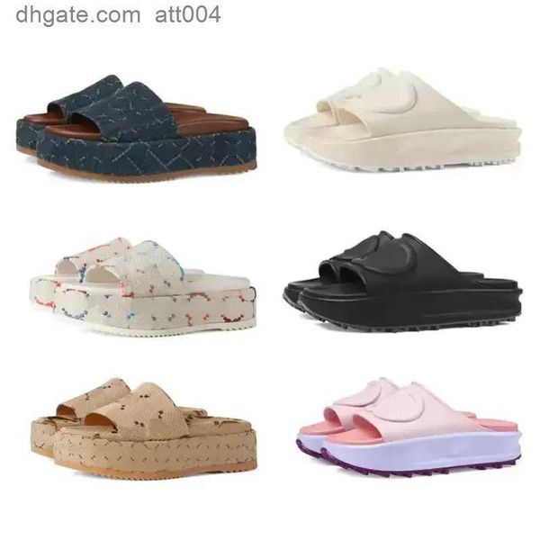 

italy designer platform slide sandals luxury fashion slippers brand women sandal summer beach slides indoor home slippers size 35-46'&#, Black