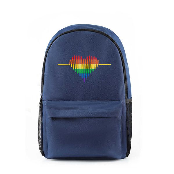 

2023 new lgbt student backpack for men and women s casual wear back pack bookbag pride 230522