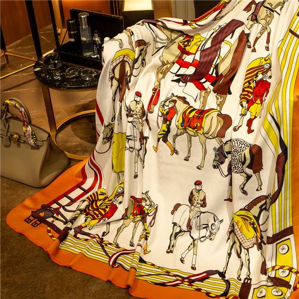 

Thickening Veet Horse Blanket - Gold Orange, Big Size 150200cm, Soft & Warm, Home Sofa Throw Blanket, Anti-Pilg, Wearable, Portable, 2024 New Arrival, Beige
