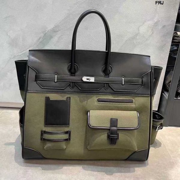 

designer bags birkin handbags large capacity leather 2023 new fashion mens and womens travel canvas have logo have logo have logo frj