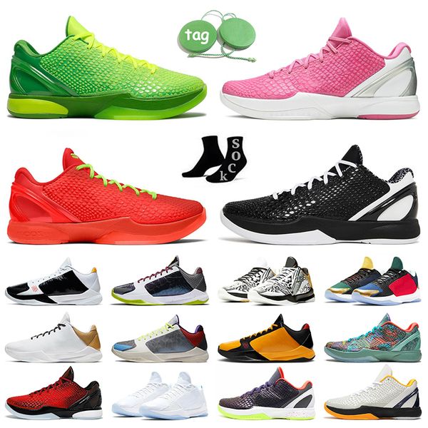 

kobe grinch 6 mamba basketball shoes reverse grinch mambacita kobes 5 protro mambas think pink del sol undefeated what if pack big stage par